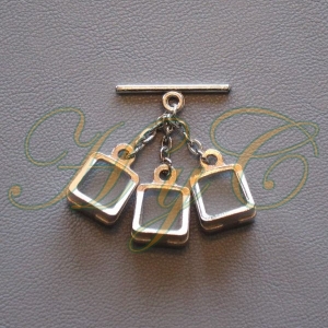 Caireles Estribo Brillo 3 piezas (pack 10 uds)