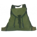 Zurr&oacute;n Fabricado Lona Verde Suave.