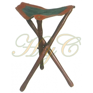 Banquillo Fabricado Piel Vacuno Afelpado 50 Cm