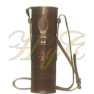 Funda Tubo Visor Rifle Piel Ternera Flor