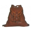 Zurron piel cabra 2 bolsillos forrado interior impermeable