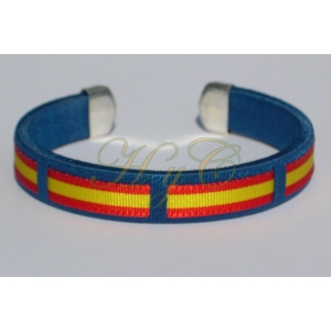 Pulsera bandera de hilo color azul marino