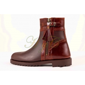 Bota Caza Baja Piel Vacuno Engrasado 