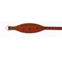 Collar Vaqueta Natural con adornos met&aacute;licos