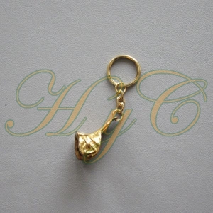 Llavero Silla  Montar inglesa bronce cadena