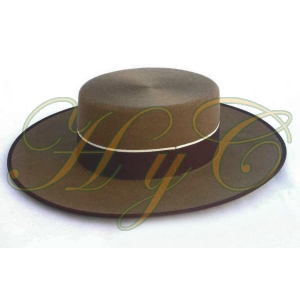 Sombrero Cordobes Ala Ancha Lana 100% Color Camel