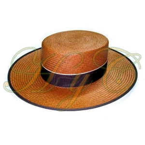 Sombrero Cordobes paja panama color marr&oacute;n