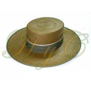 Sombrero Cordobes paja panama color kaki