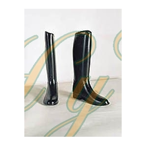 Bota Hipica Alta Caucho Mod Smart color negra