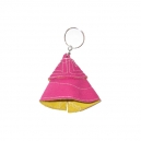 Llavero capote torero peque&ntilde;o tela color fucsia