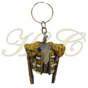 Llavero Chaquetilla Torero Peque&ntilde;a Azul 