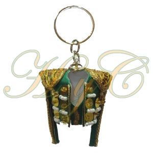 Llavero Chaquetilla Torero Peque&ntilde;a Verde