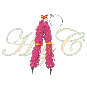 Llavero park banderillas color Fucsia