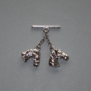 Caireles Cabeza Caballo Niquel 2 piezas (pack 10 uds)