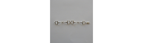 Pulseras de Plata de ley con motivos de caballos